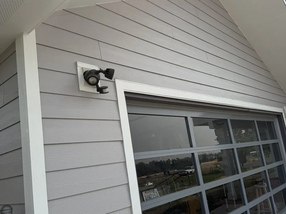 New James Hardie fiber cement siding installed on a home exterior
